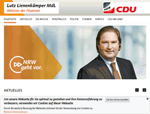 Tablet Screenshot of lutz-lienenkaemper.de
